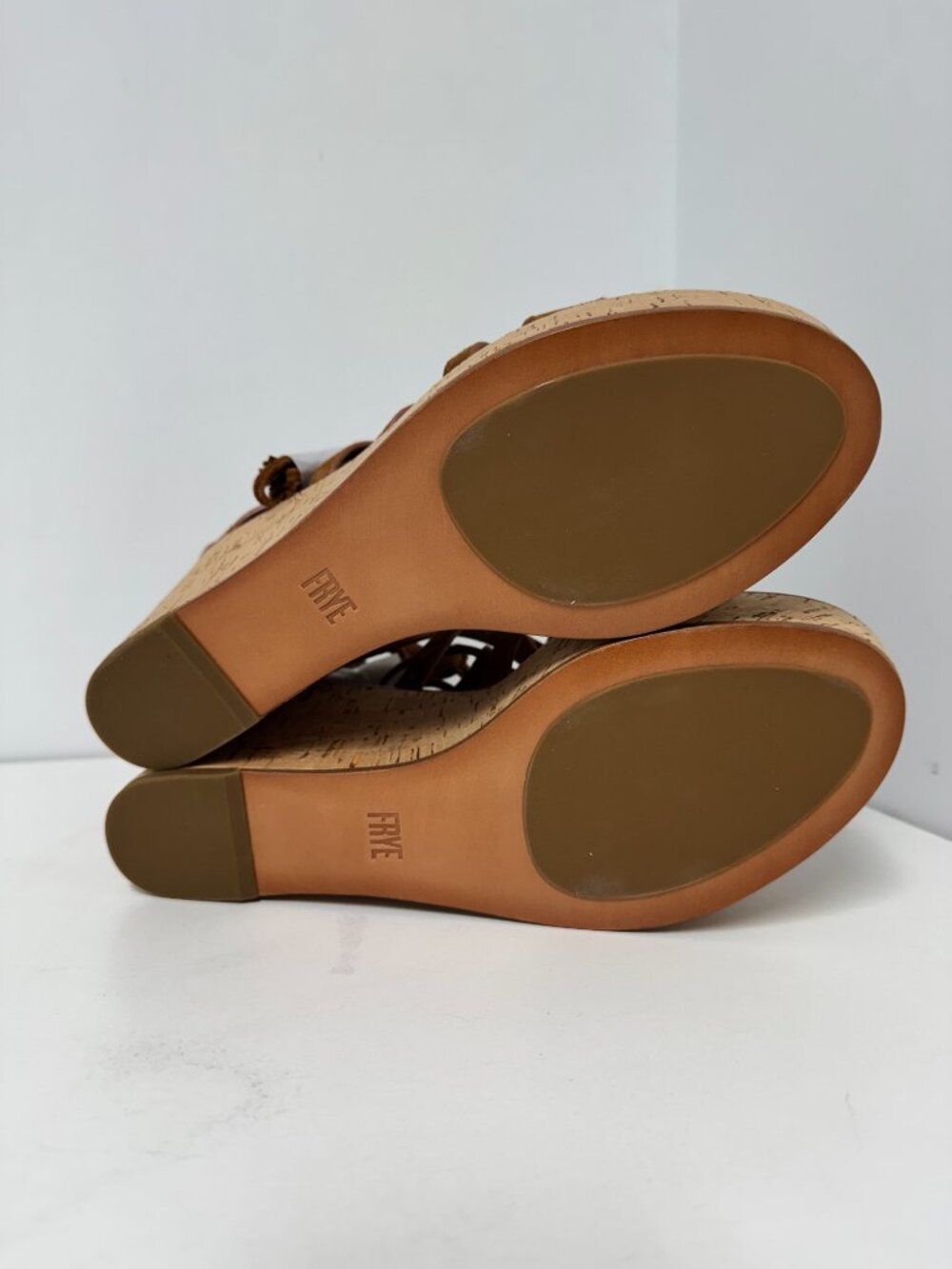 FRYE Heather Gladiator Wedge Sandals NEW - Picture 6 of 8
